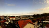 Krynica Morska widok na Zalew